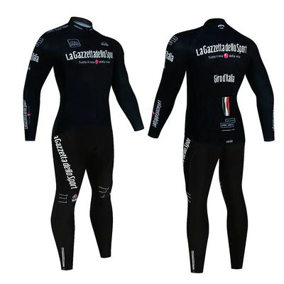 Giro d'Italia - Langarm-Radsportbekleidung Professionelles Set