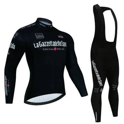 Giro d'Italia - Langarm-Radsportbekleidung Professionelles Set