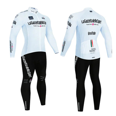 Giro d'Italia - Langarm-Radsportbekleidung Professionelles Set